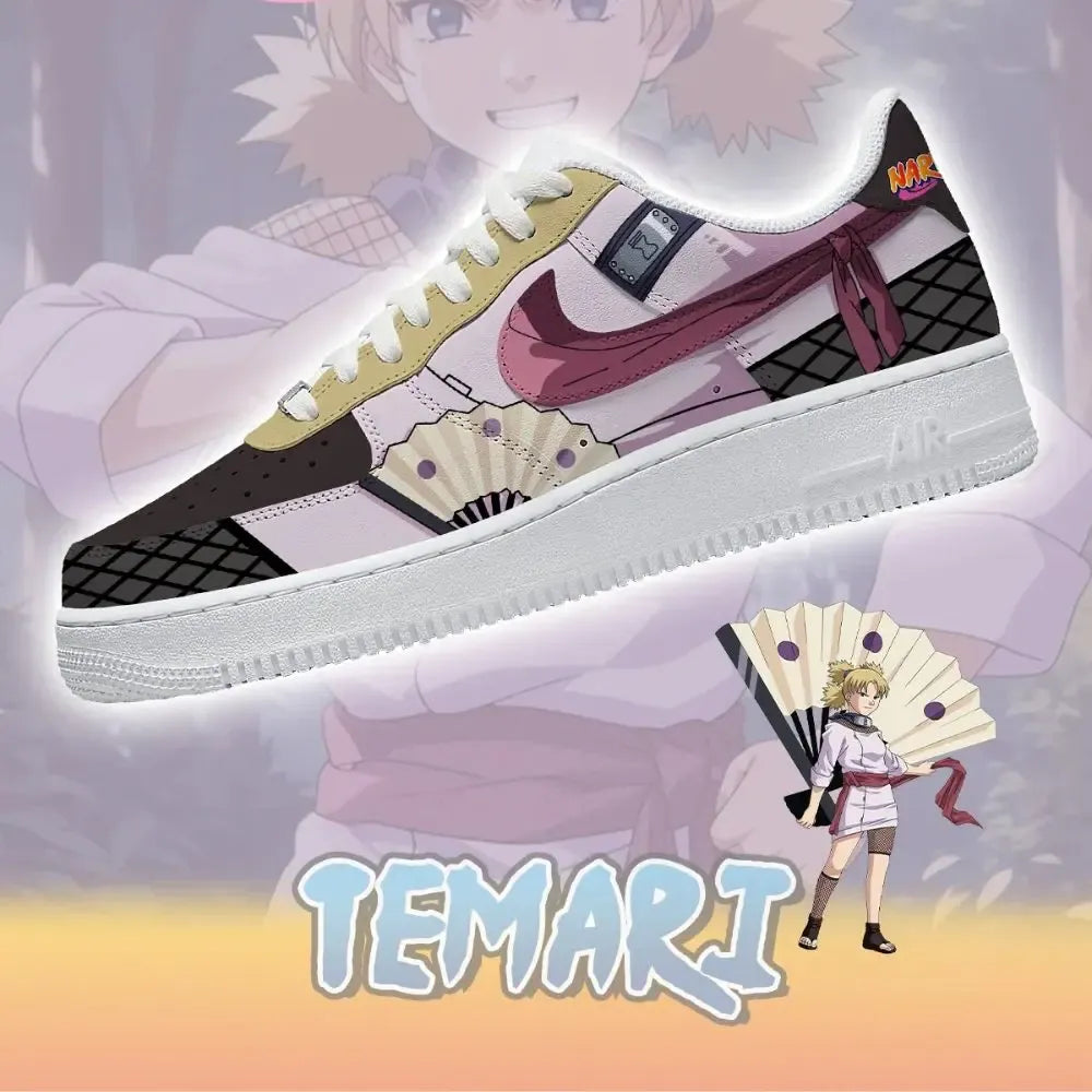 Temari V.1 Naruto Limited Custom Low Top Shoes