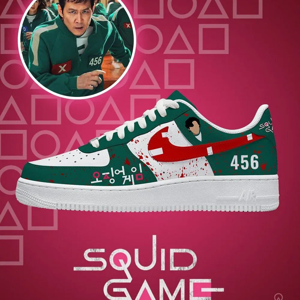 Seong Gi-hun V.1 Squid Game Custom Low Top Shoes