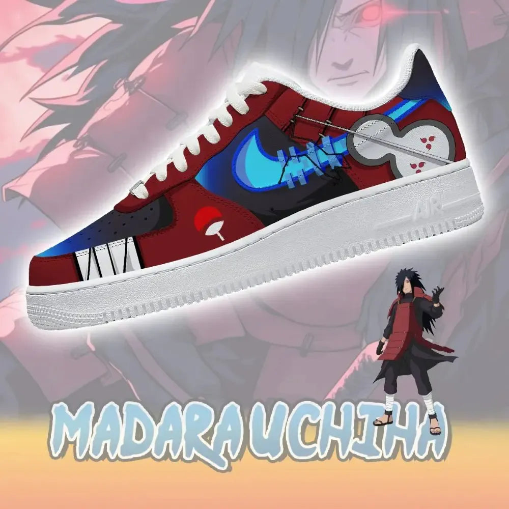 Madara Uchiha V.2 Naruto Limited Custom Low Top Shoes