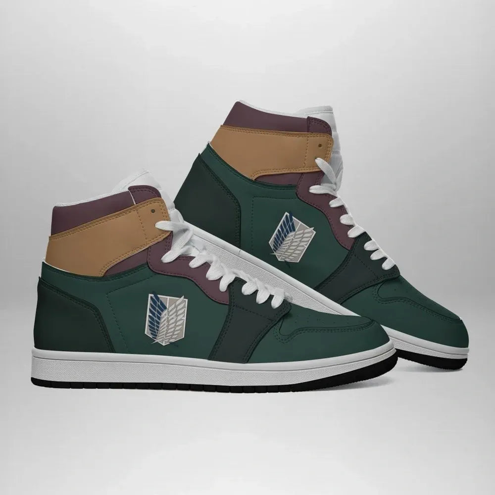 Scouting Regiment Survey Corps Attack On Titan Custom High Top Shoes