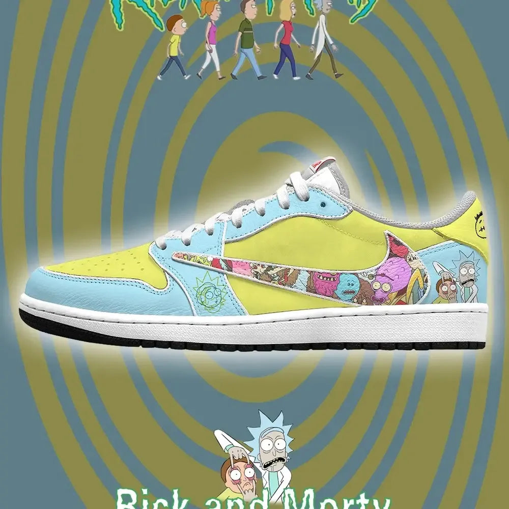 R M V.1 Rick and Morty Low Top Shoes