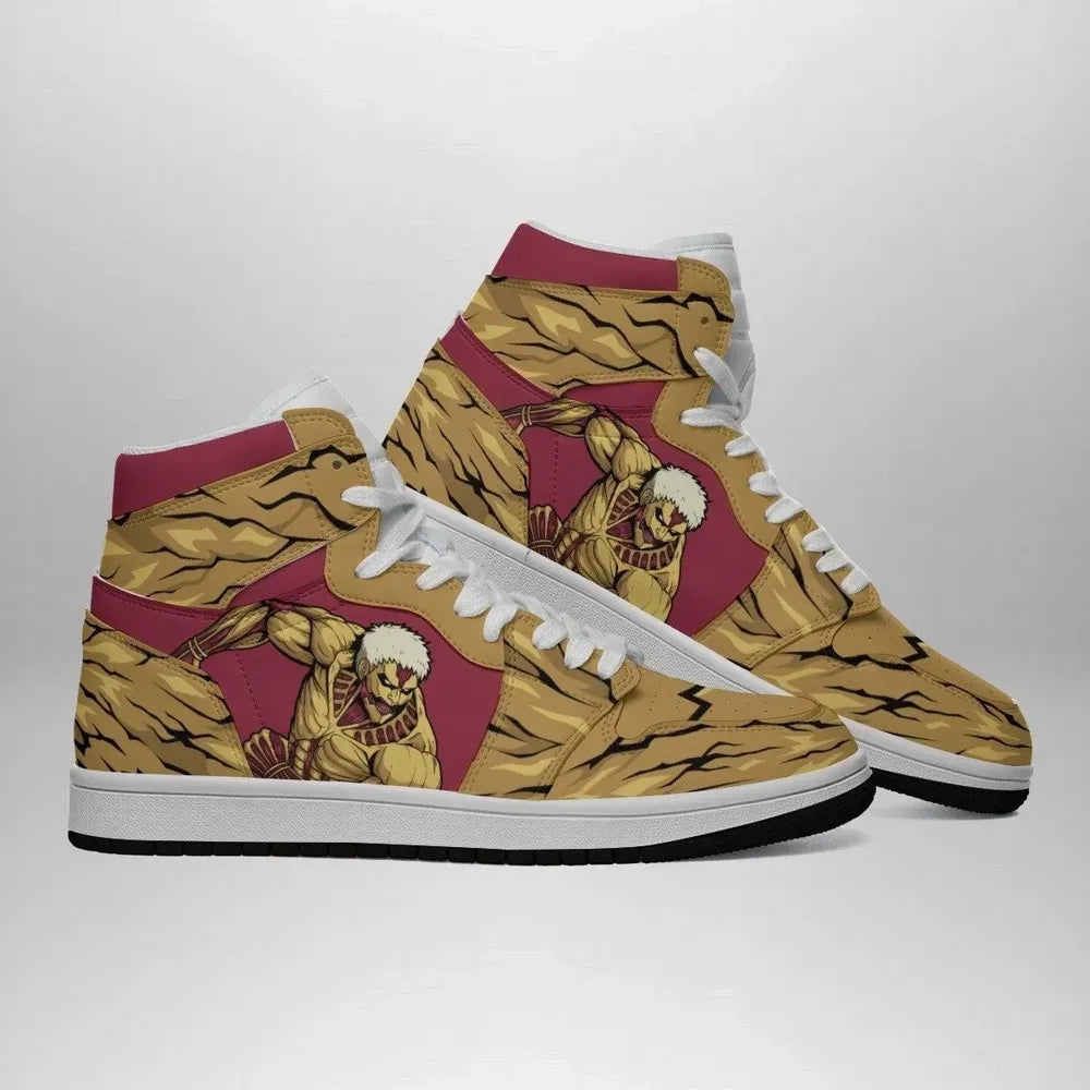 Armored Titan Attack On Titan Custom High Top Shoes