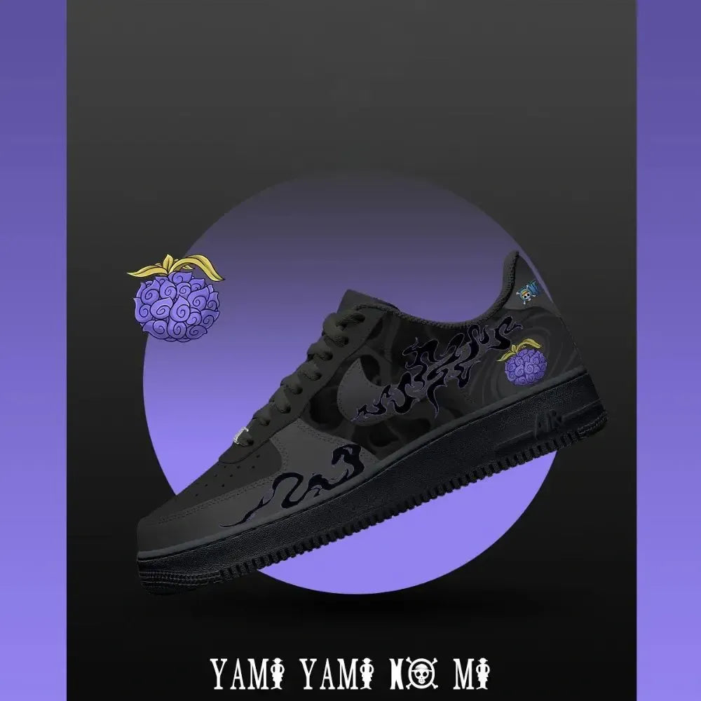 Yami Yami No Mi V.1 One Piece Limited Custom Low Top Shoes