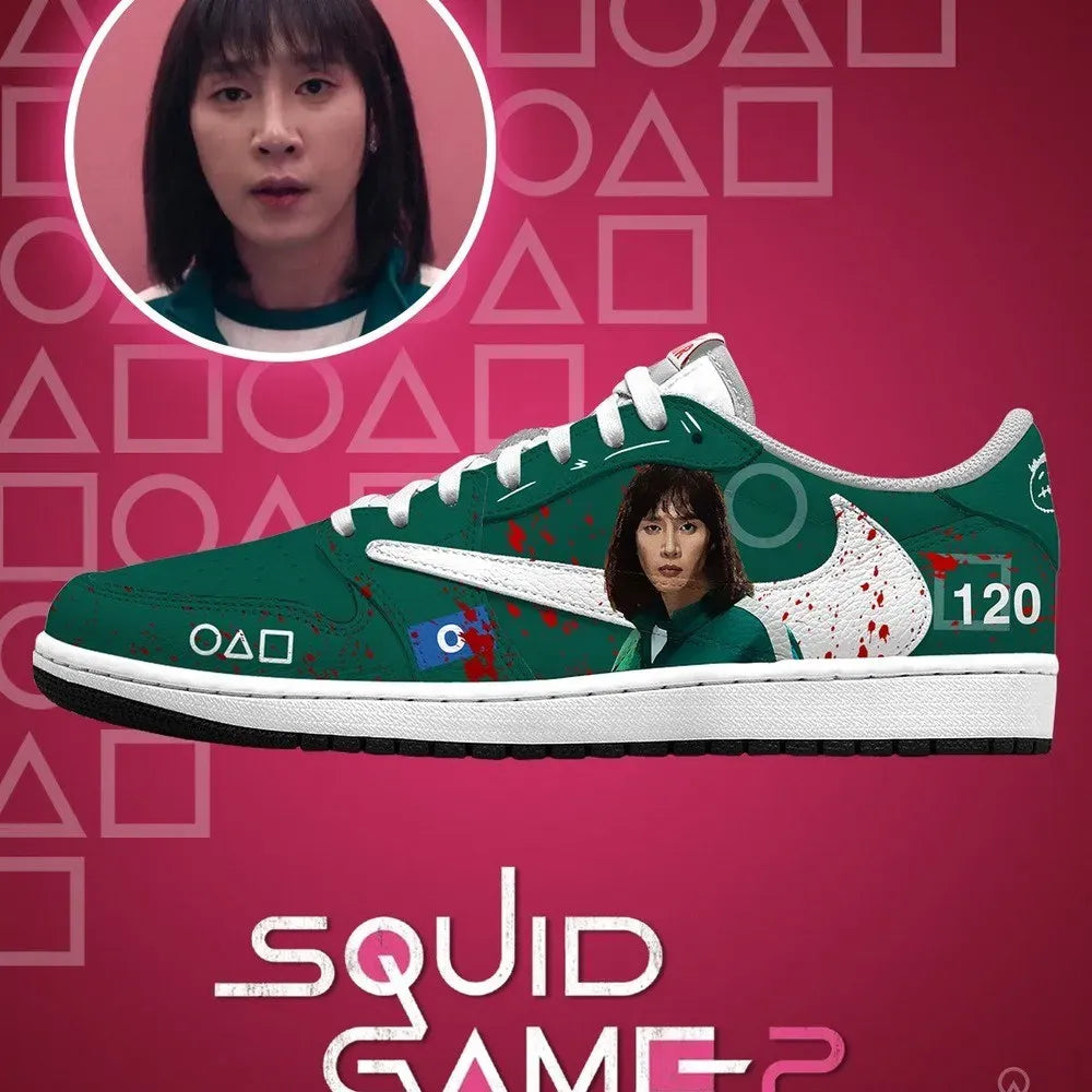 Player 120 V.2 Squid Game Custom Low Top Shoes