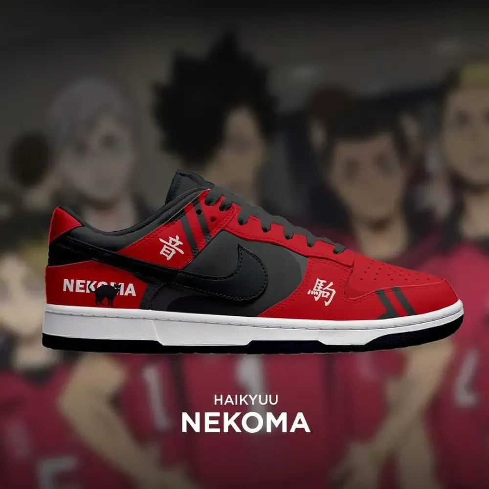 Nekoma V.2 Haikyuu Custom Low Top Shoes