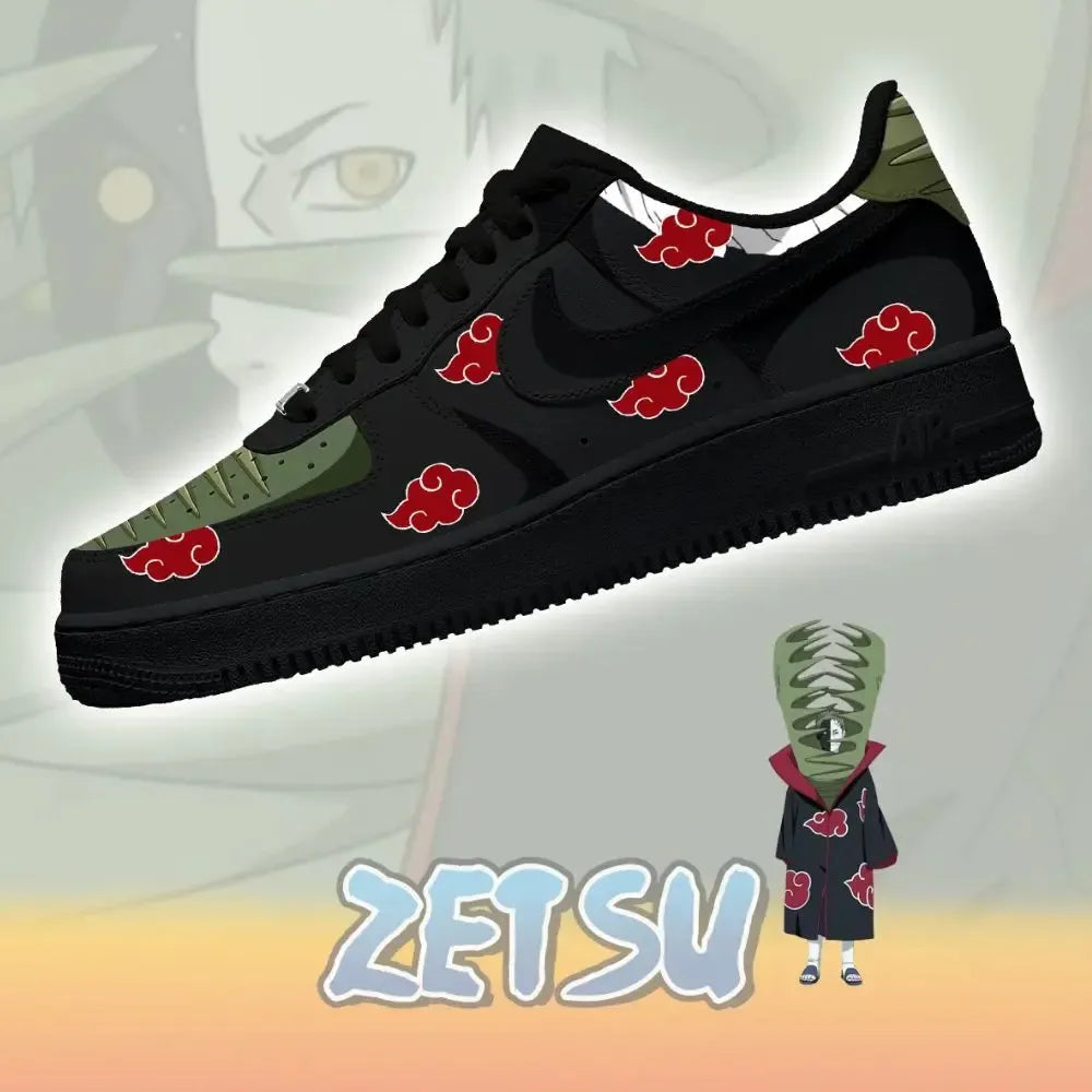 Zetsu No.1 Naruto Limited Custom Low Top Shoes