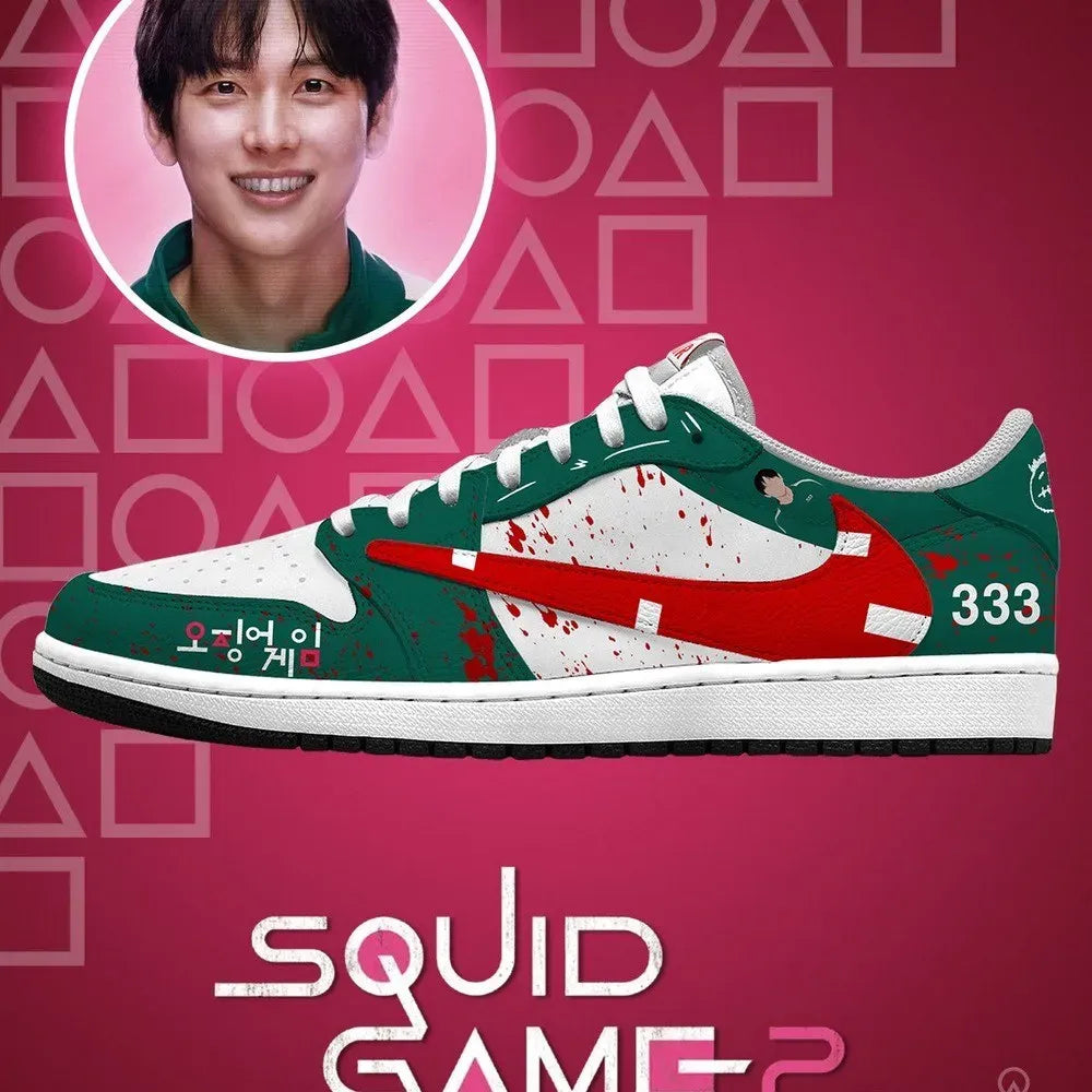 Player 333 V.2 Squid Game Custom Low Top Shoes