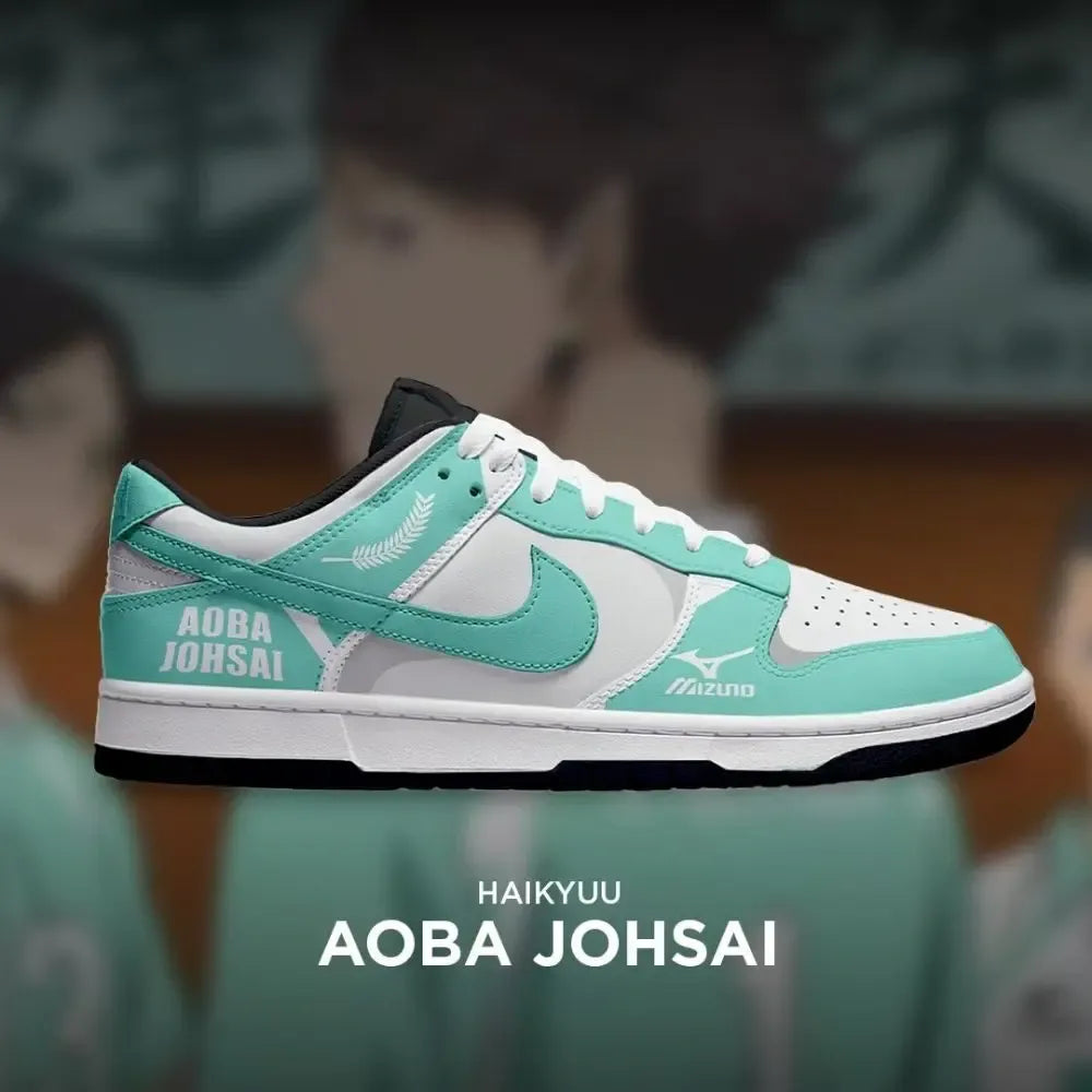 Aoba Johsai V.2 Haikyuu Custom Low Top Shoes