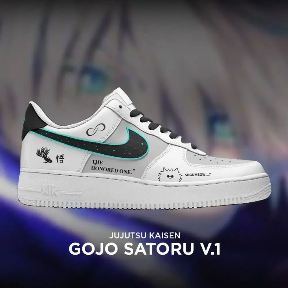 Gojo Saturo Jujutsu Kaisen Custom Low Top Shoes