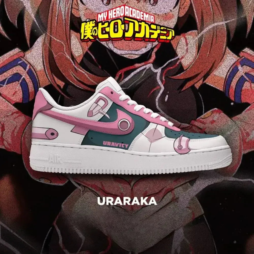 Uraraka My Hero Academia Custom Low Top Shoes