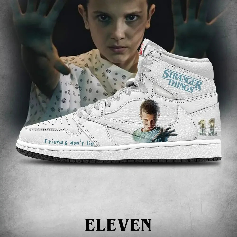 Eleven V.1 Stranger Things Custom High Top Shoes