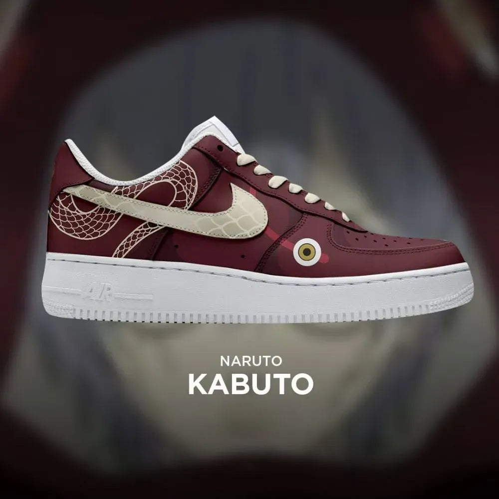 Kabuto Naruto Custom Low Top Shoes
