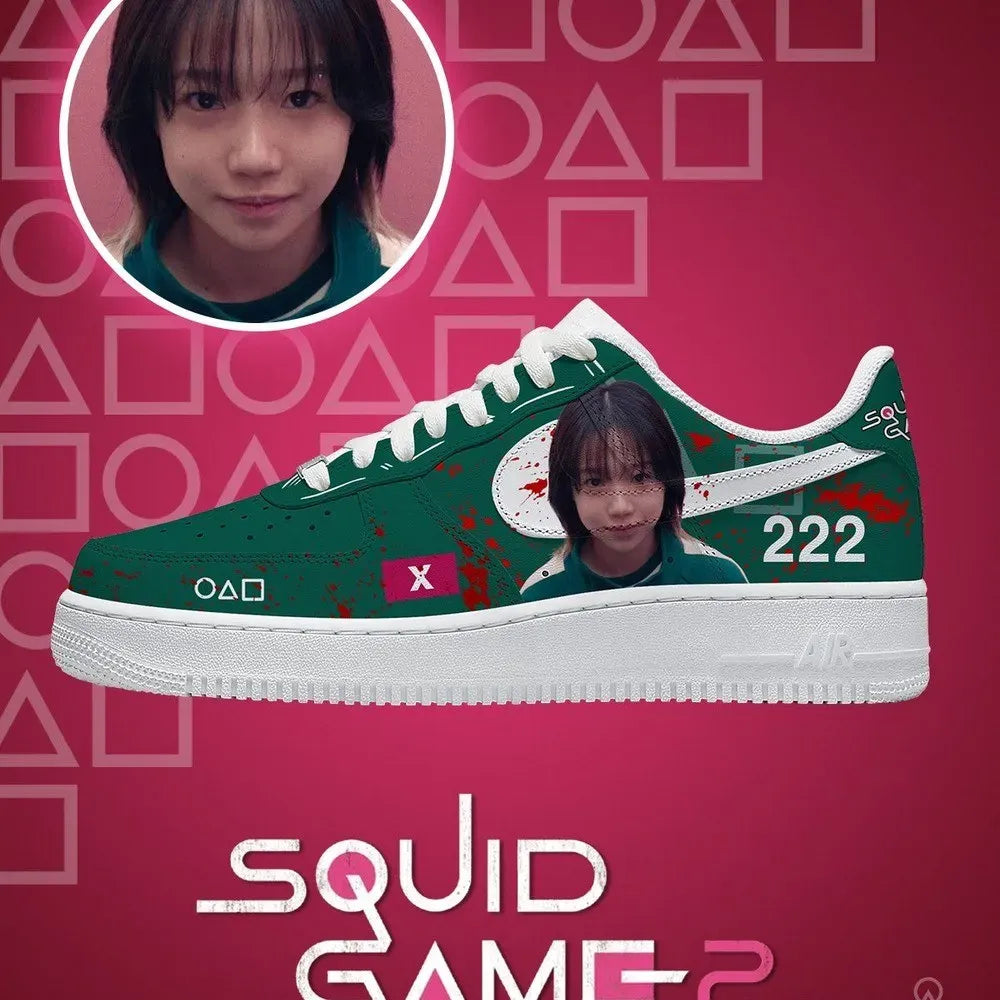 Player 222 V.2 Squid Game Custom Low Top Shoes