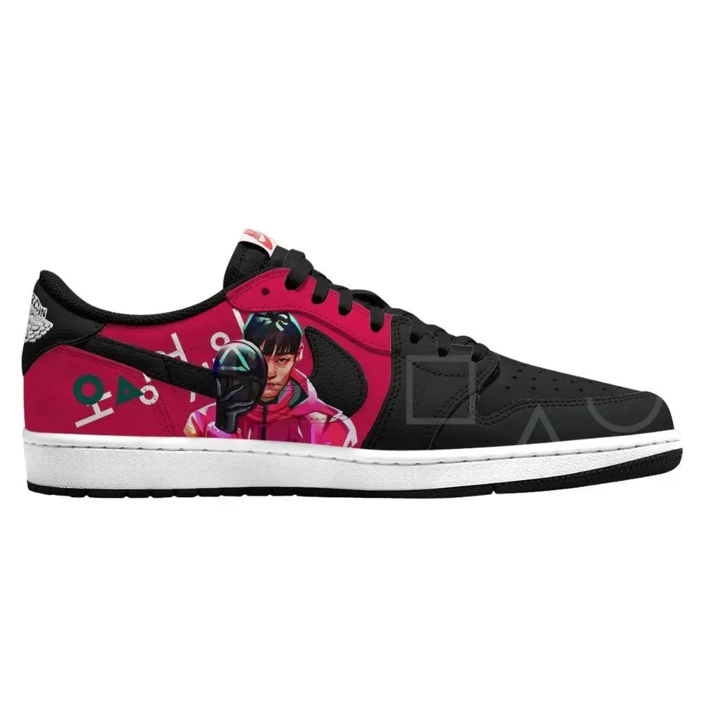 Hwang Jun-ho V.2 Squid Game Custom Low Top Shoes