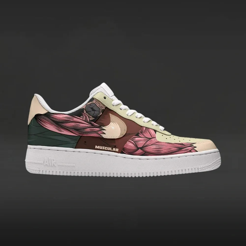 Muscular My Hero Academia Custom Low Top Shoes