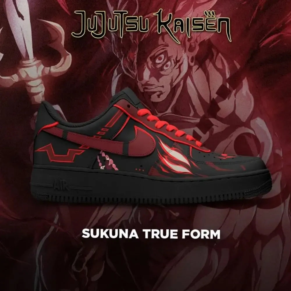 Sukuna True Form Jujutsu Kaisen Special Low Top Shoes