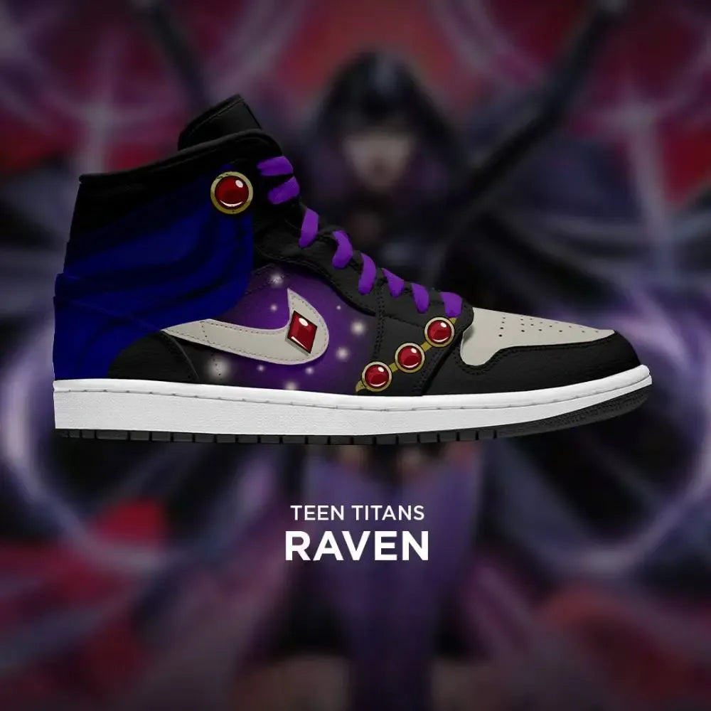 Raven Teen Titans High Top Shoes