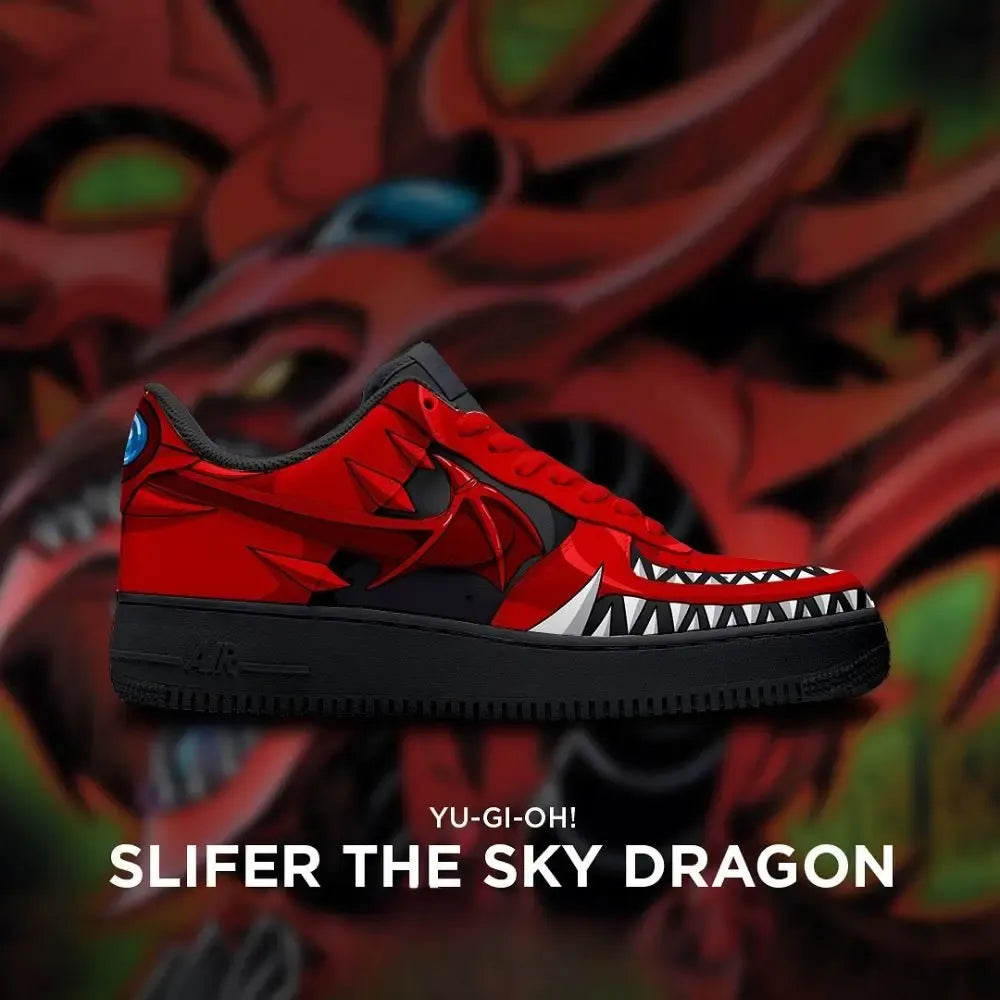 Slifer The Sky Dragon Af1 Yu-Gi-Oh Edition Low Top Shoes