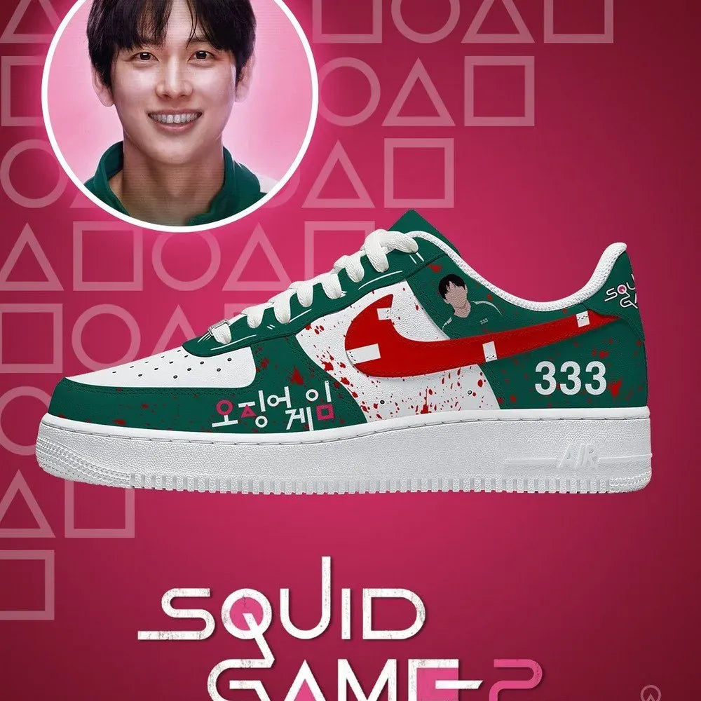 Player 333 V.1 Squid Game Custom Low Top Shoes