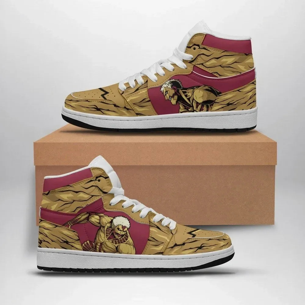 Armored Titan Attack On Titan Custom High Top Shoes