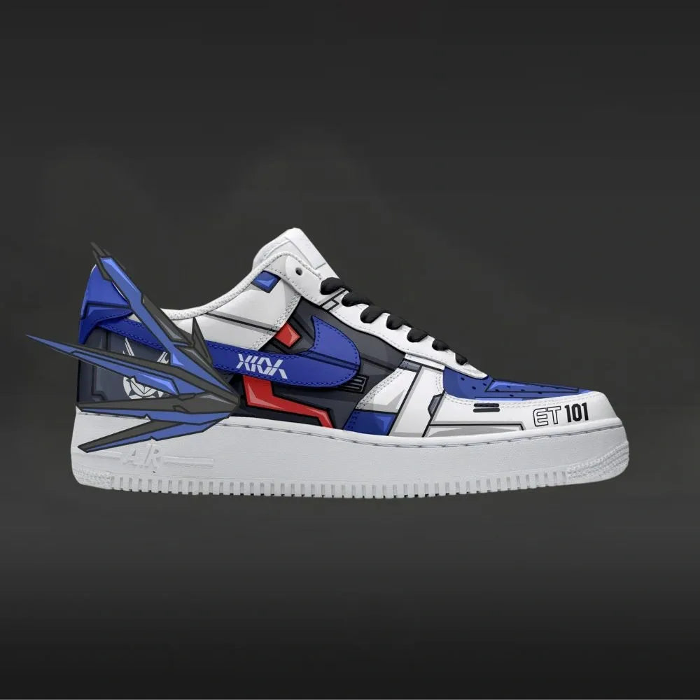 Strike Freedom Gundam Custom Low Top Shoes