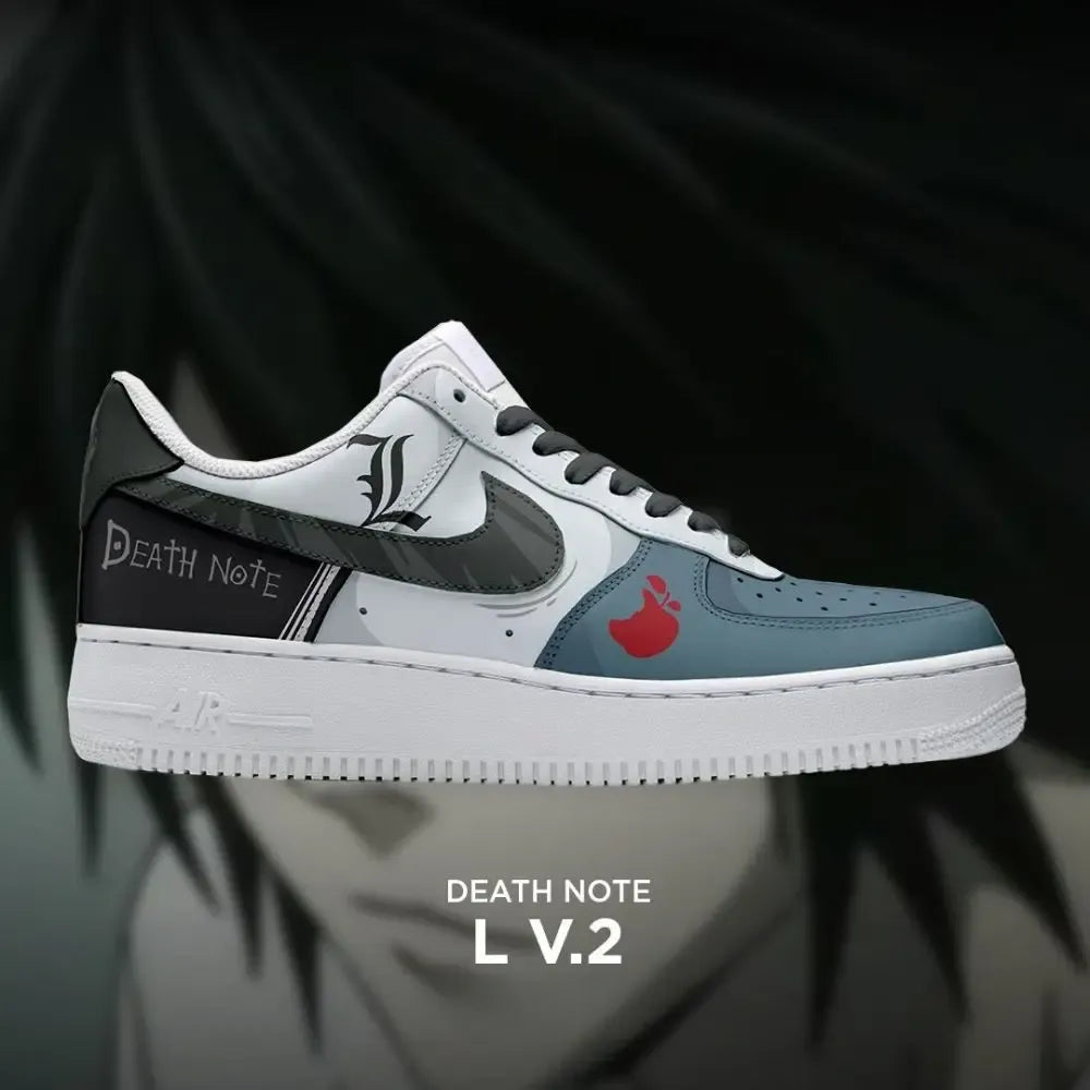 L Death Note Custom Low Top Shoes