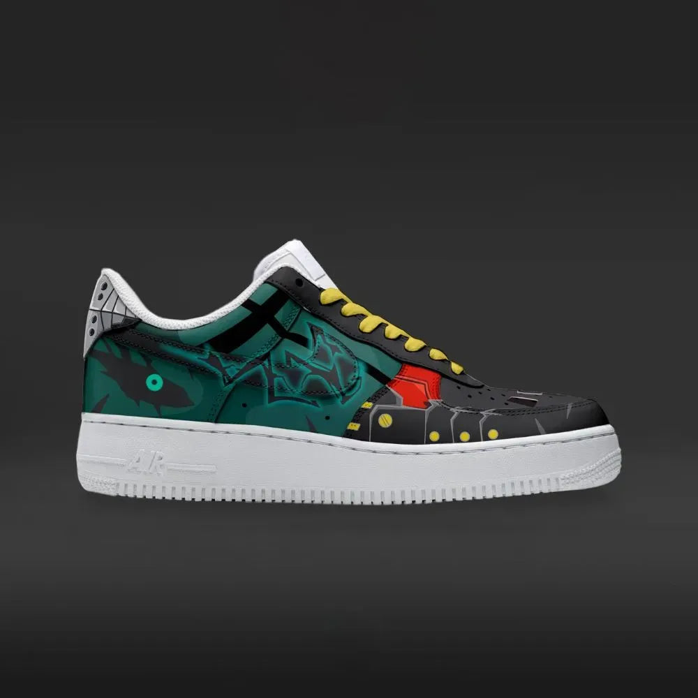 Dark Deku V.2 My Hero Academia Custom Low Top Shoes