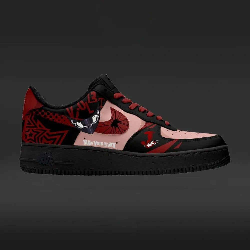 Violet Persona 5 Custom Low Top Shoes