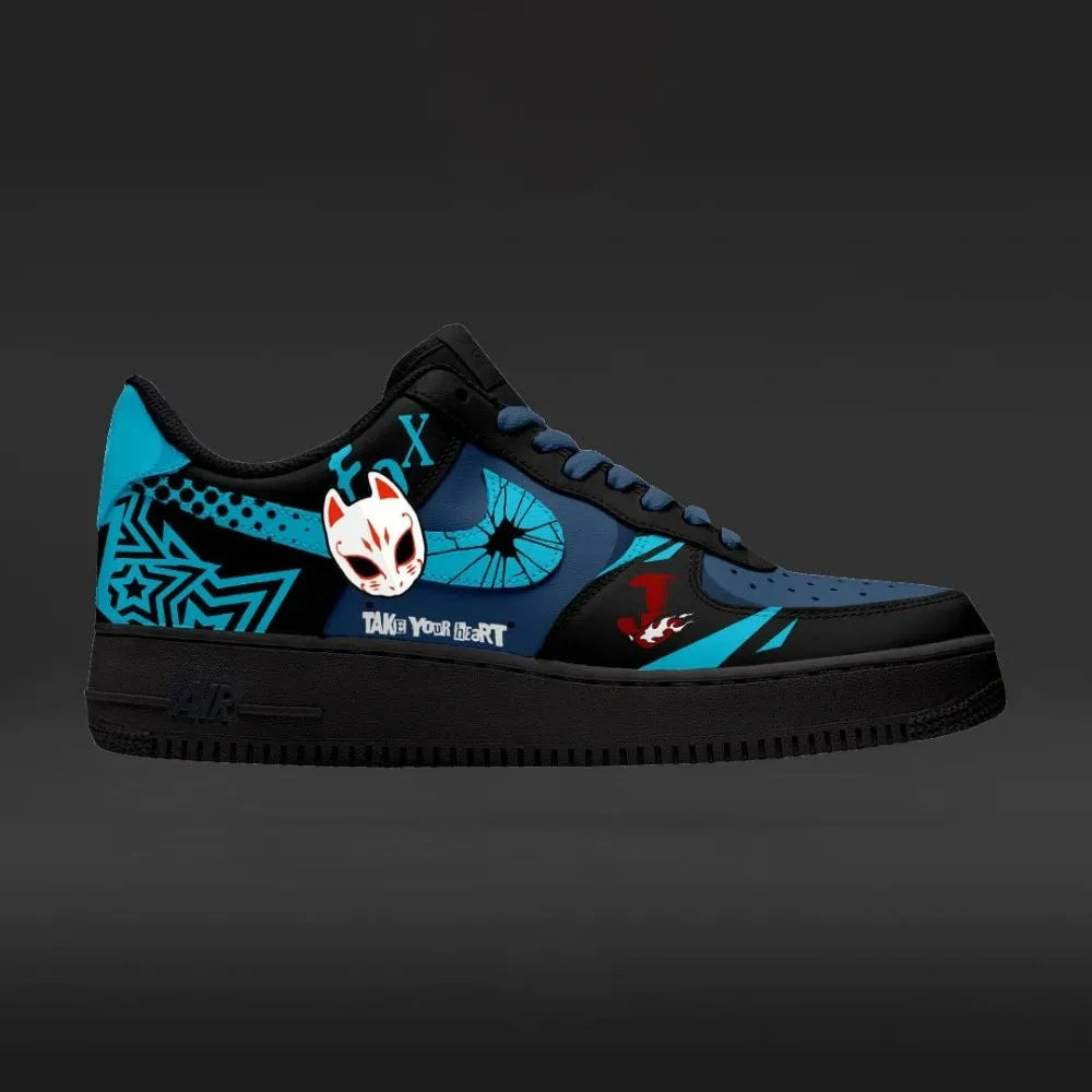 Fox Persona 5 Custom Low Top Shoes