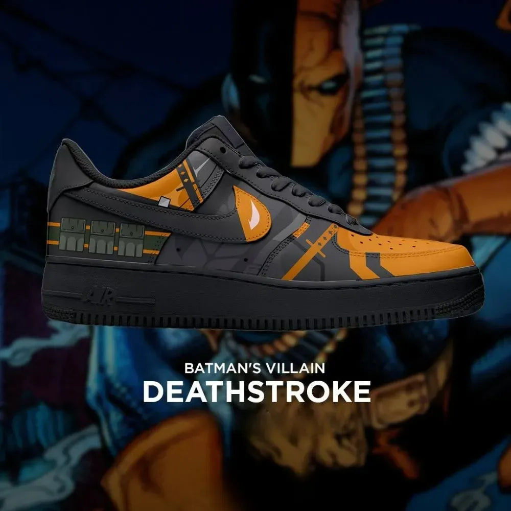 Deathstroke Batman Special Custom Low Top Shoes