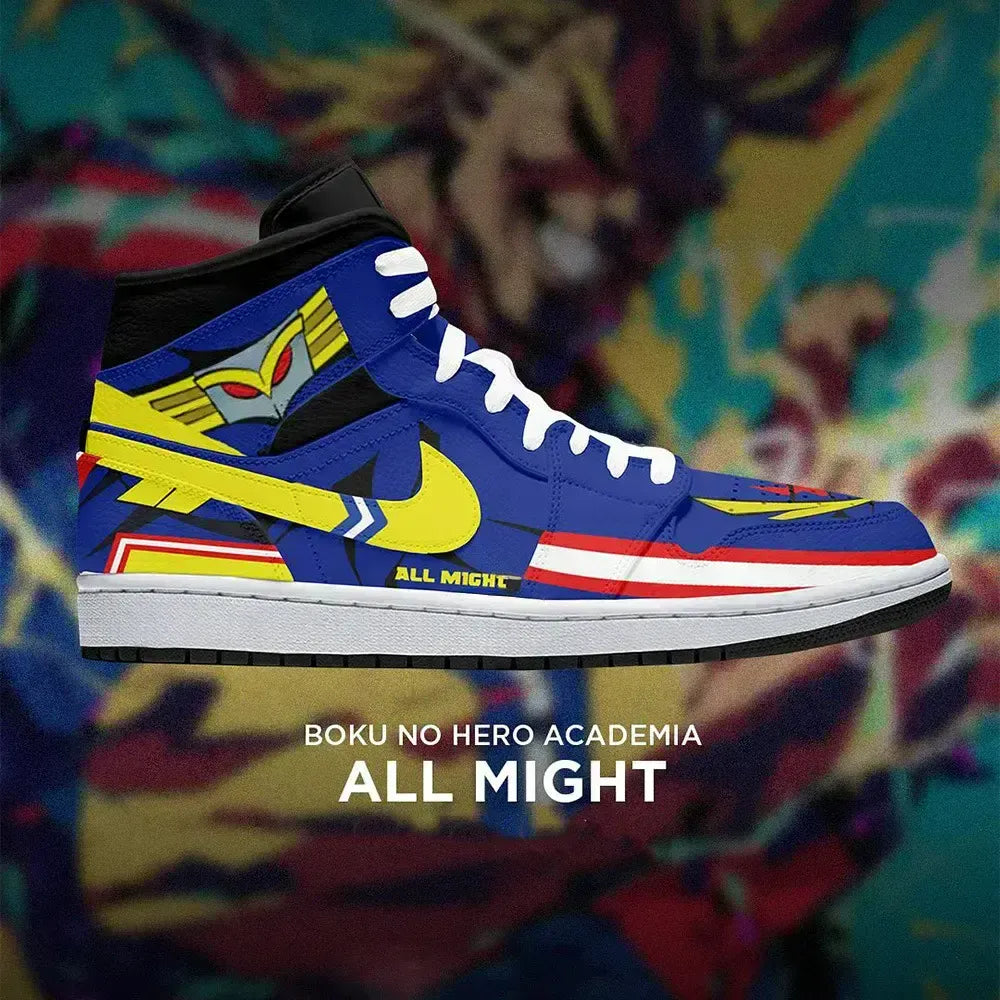 All Might My Hero Academia Custom High Top Shoes