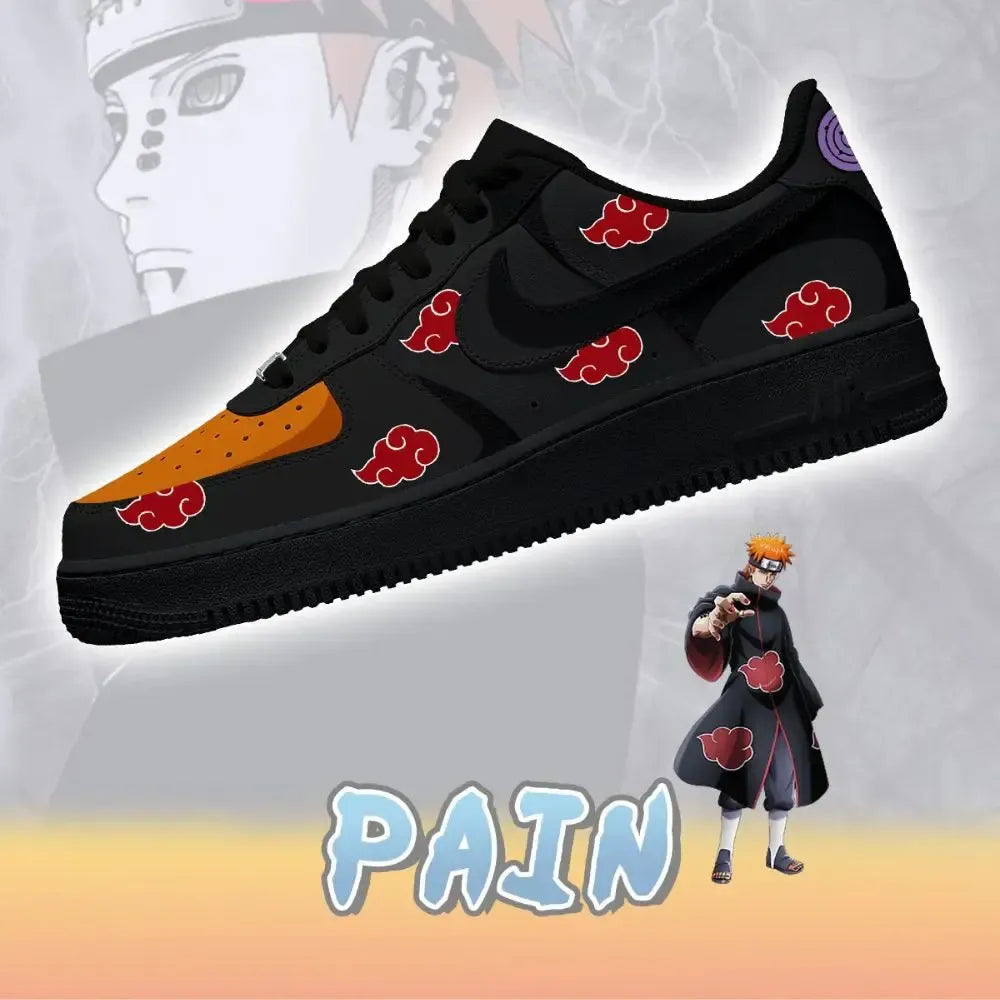 Pain No.2 Naruto Limited Custom Low Top Shoes