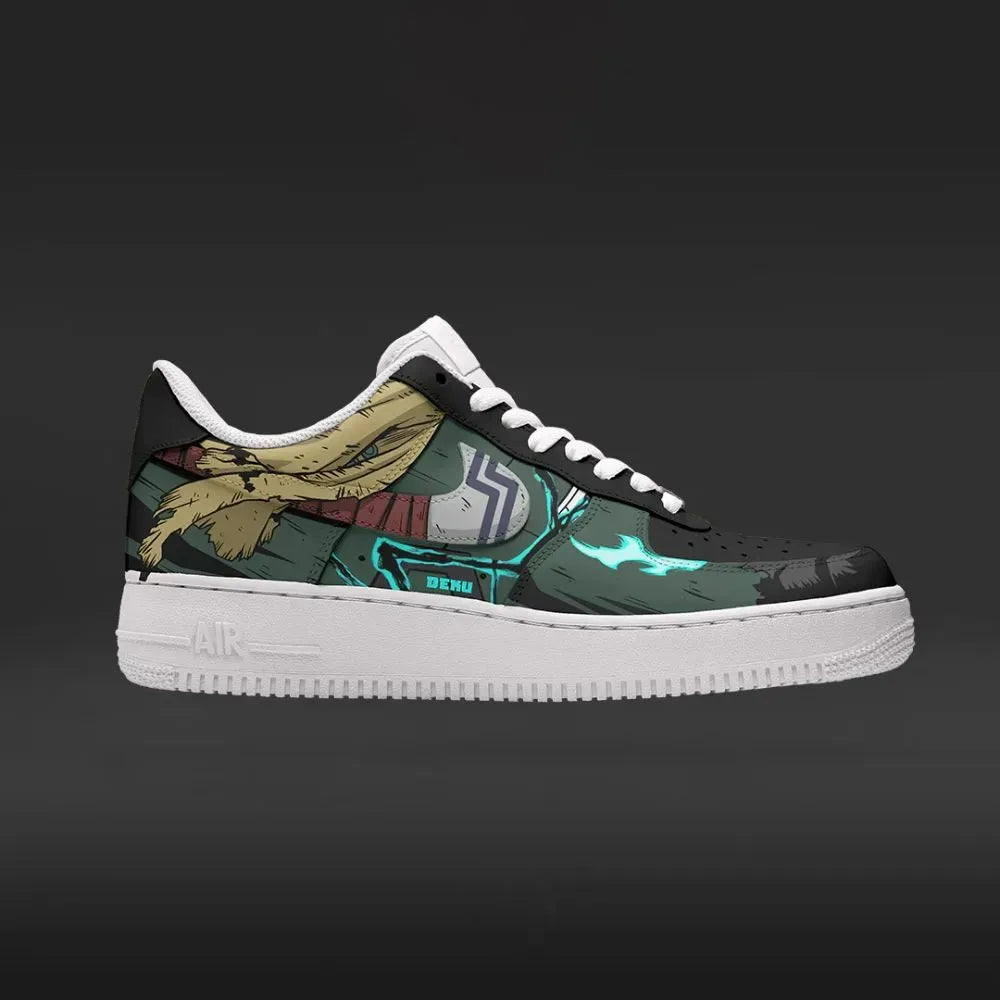 Dark Deku My Hero Academia Custom Low Top Shoes