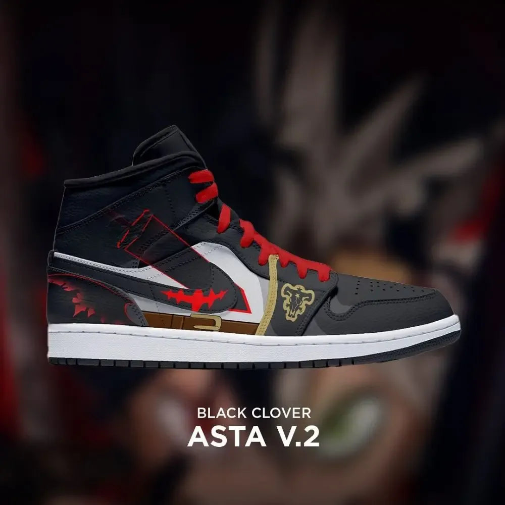 Asta V.2 Black Clover High Top Shoes
