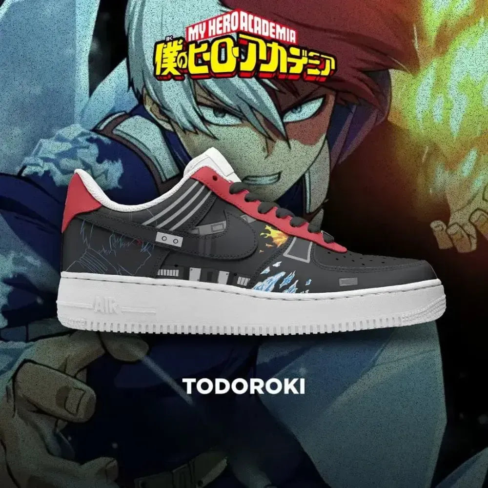 Todoroki My Hero Academia Custom Low Top Shoes