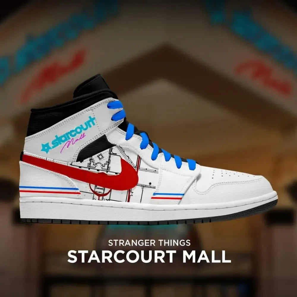 Starcourt Mall Stranger Things High Top Shoes