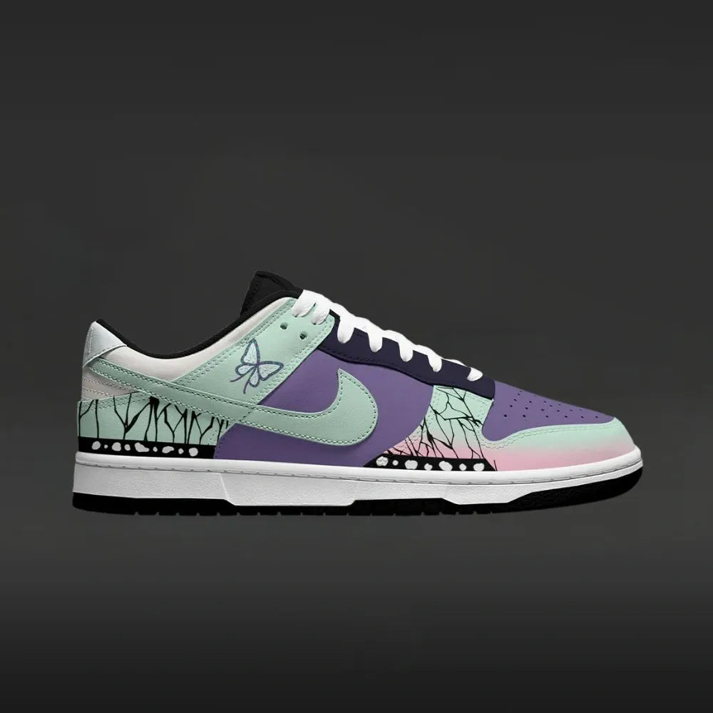 Shinobu Kocho V.2 Demon Slayer Custom Low Top Shoes