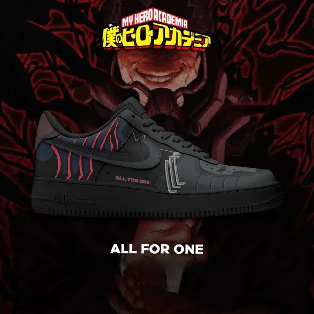 All For One My Hero Academia Custom Low Top Shoes