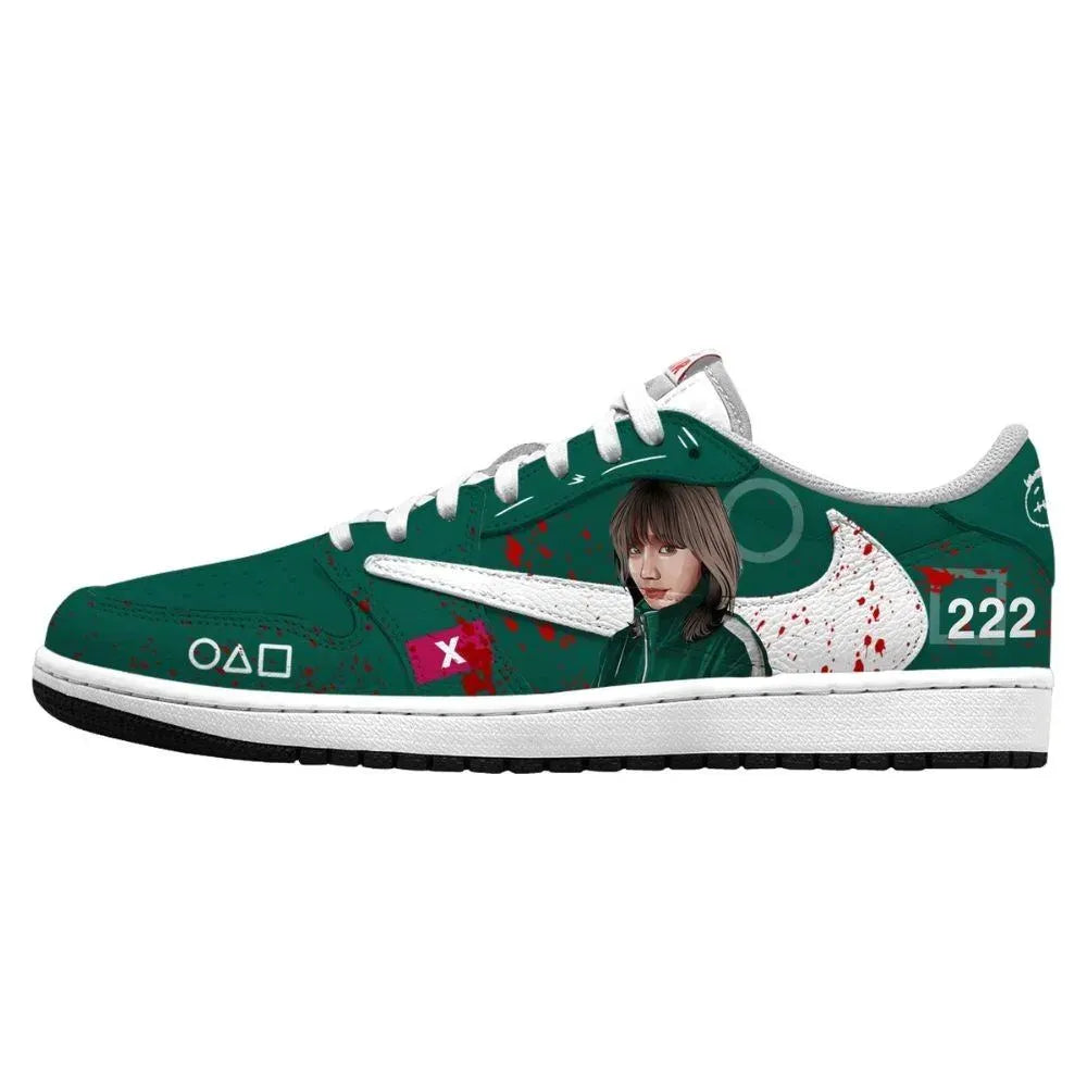 Player 222 V.4 Squid Game Custom Low Top Shoes