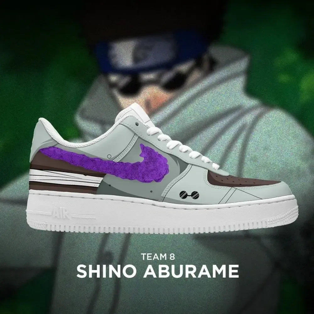 Shino Aburame Naruto Team 8 Low Top Shoes