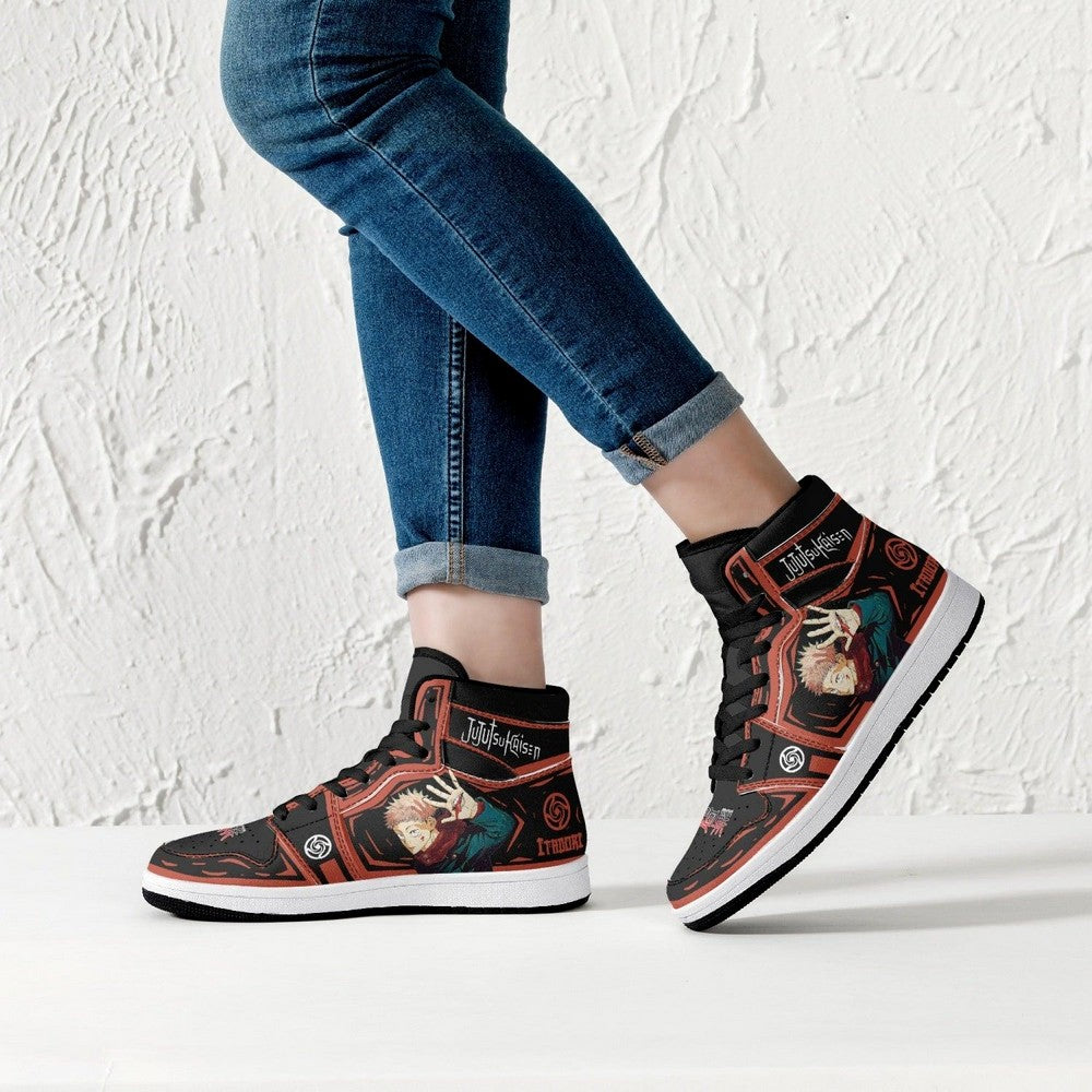Yuji Itadori Sukuna Sorcery Fight JD1 High Top Shoes